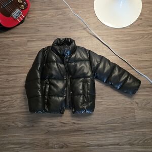 Zara Black Kids Puffer Jacket
